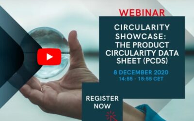 Circularity Showcase: the Product Circularity Data Sheet (PCDS)